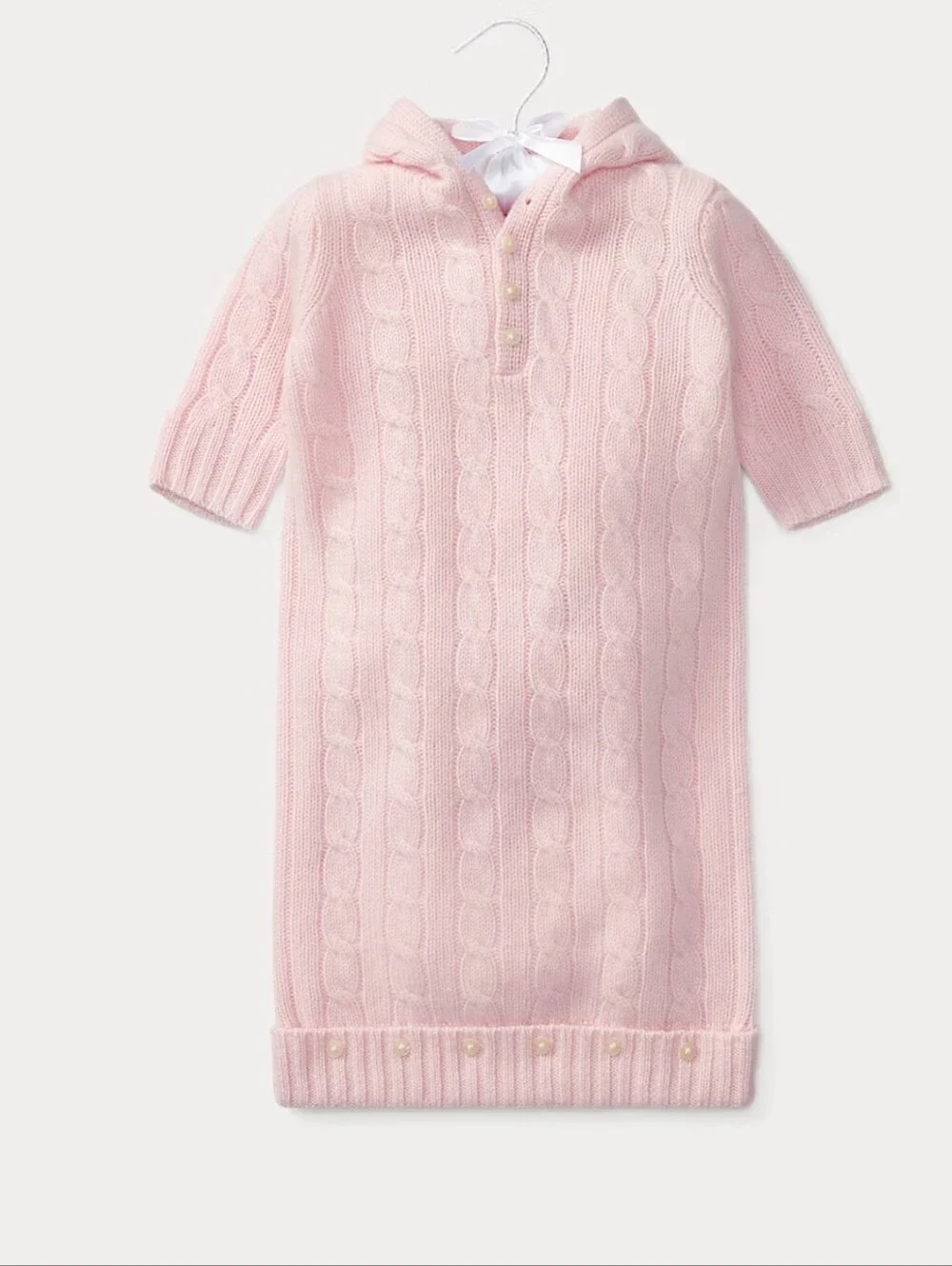 Ralph Lauren Cable Knit Cashmere Bunting